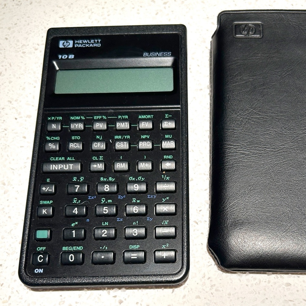 SCIENTIFIC CALCULATOR FOR BUSINESS - HEWLETT PACKARD - USED